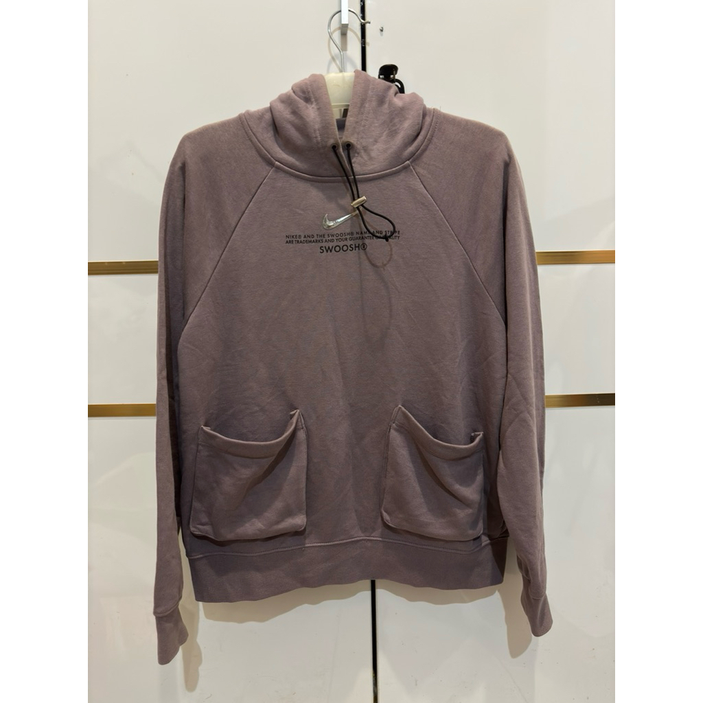 Jaket hoodie Nike swoosh center logo