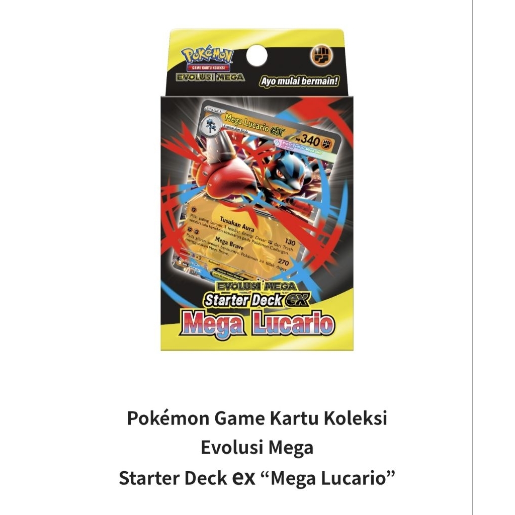 Starter deck ex Mega Lucario ex/Mega Venusaur ex - Pokemon TCG