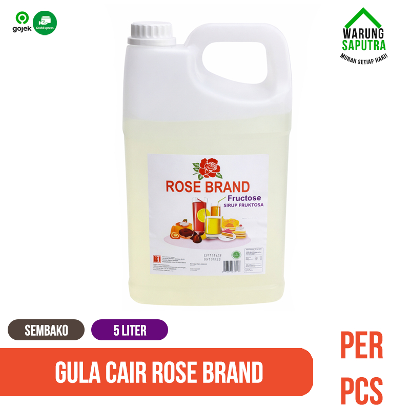 Gula Cair Rose Brand / Sirup Fruktosa Jerigen 5 L
