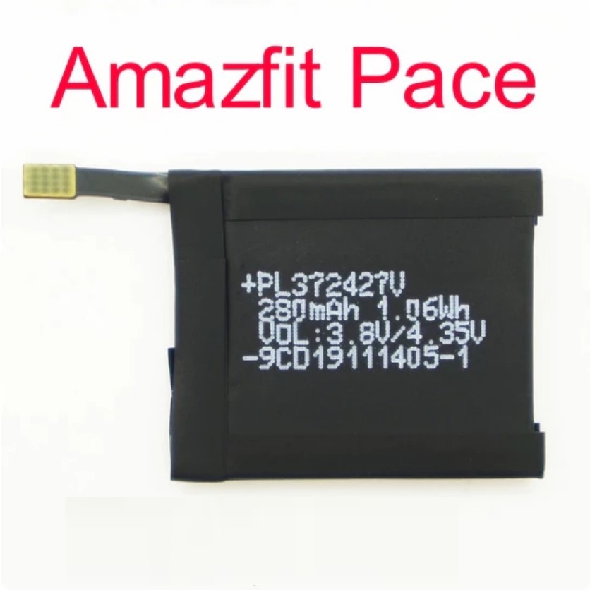 Batre Batrei Batrai Amazfit Pace / A1602 / A1612 / 280MAh / PL372427V