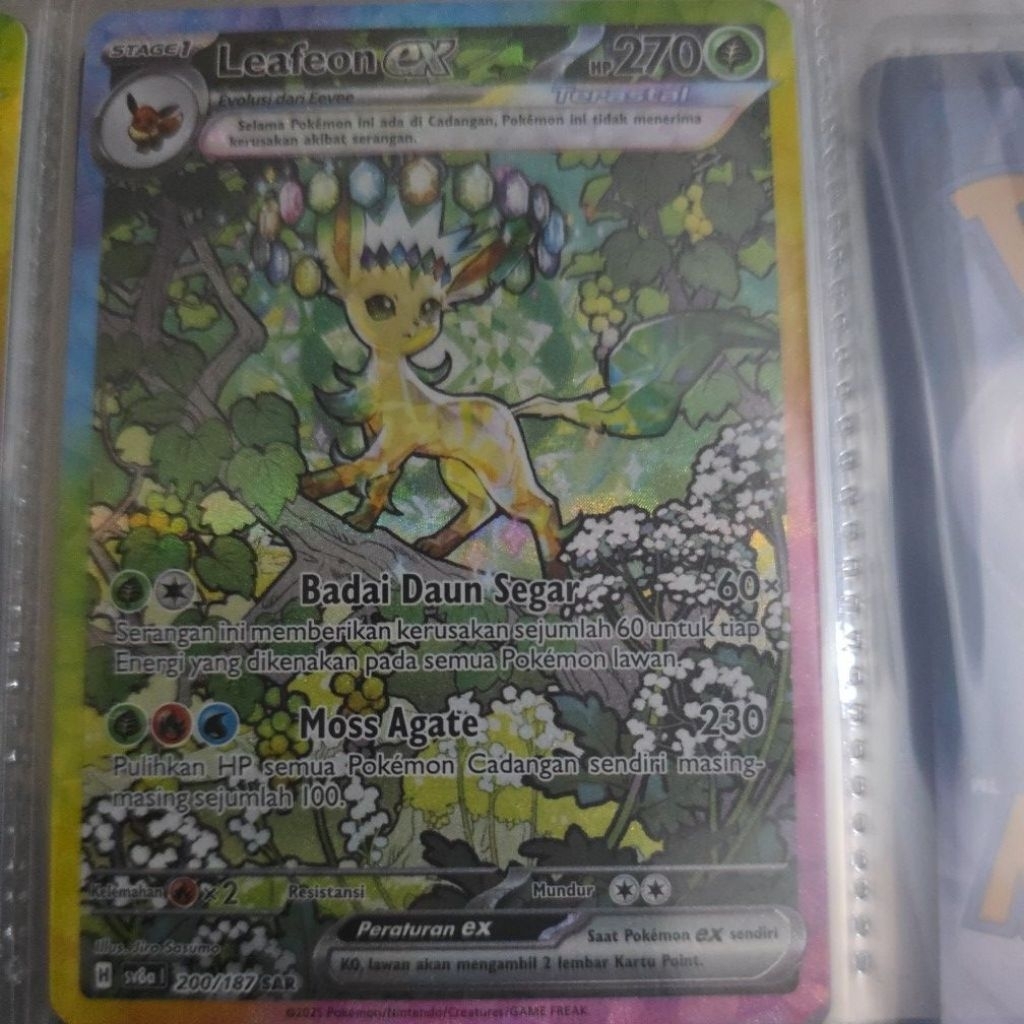 Pokemon TCG - Terastal - Leafeon- SAR