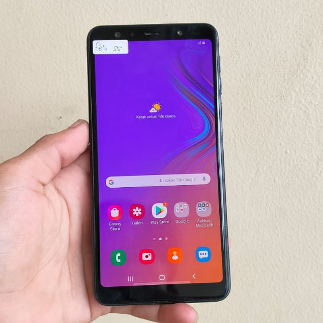 Samsung Galaxy A7 2018 Dual SIM 4G LTE NFC RAM 4GB/64 GB Resmi SEIN