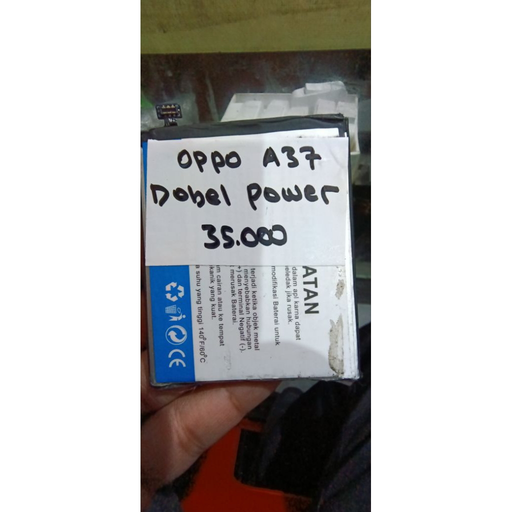 Baterai Oppo A37 Double Power