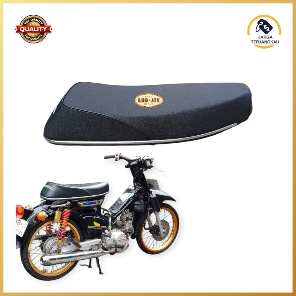Jok Motor Honda C70 Model Racing Kulit Amplas