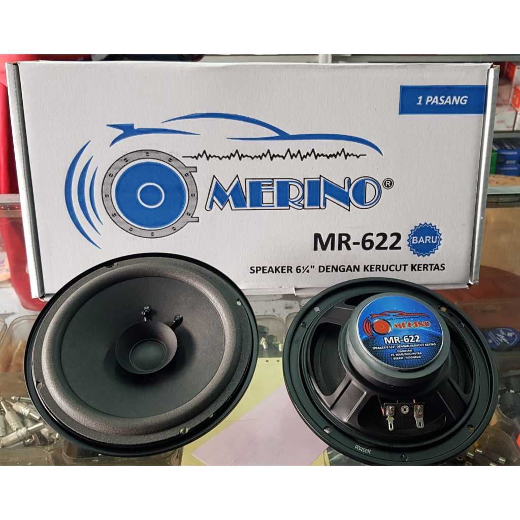 SPEAKER 6'5 INCH KOMPONEN MOBIL MERINO WR-622 SEPASANG