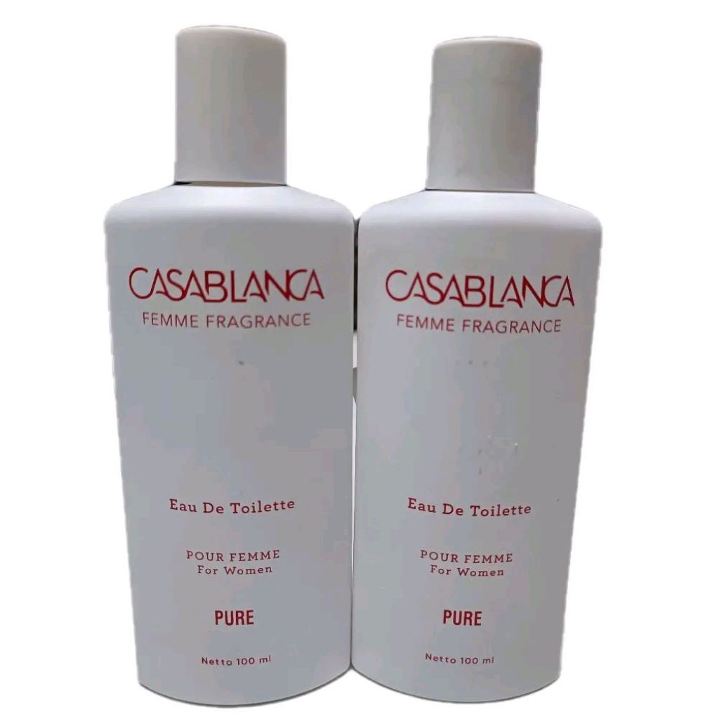 [PAKET 2 BOTOL KACA] CASABLANCA PURE Femme Fragrance Parfum Wanita 100ml