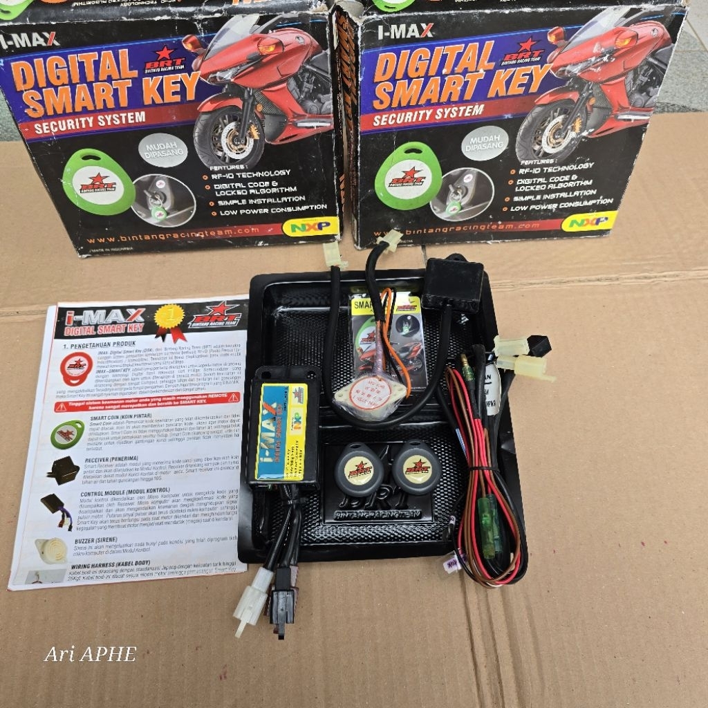 ALARM motor SMART KEY Anti Maling BRT racing original Yamaha NMAX 155 ABS