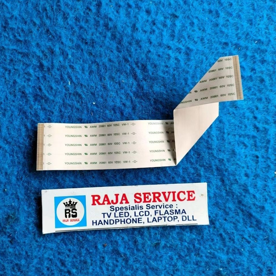 kabel tv TOSHIBA 32L3300VJ lvds flaxible dari tcon ke panel layar lcd 50pin