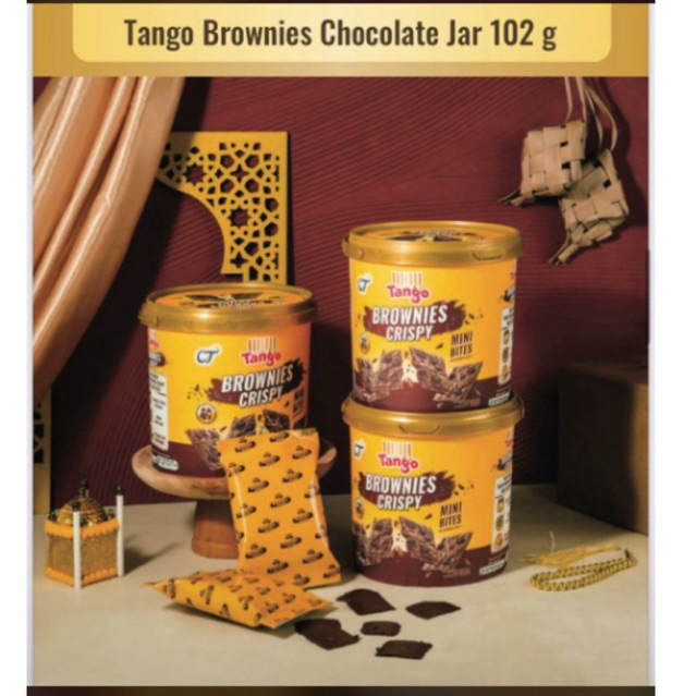 Tango Brownies coklat Jar 107gr