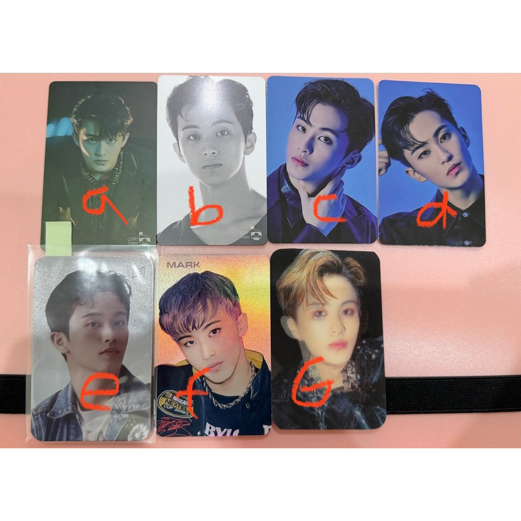 pt 4 pc photocard cashbee holo superm popup store beyond live mark official