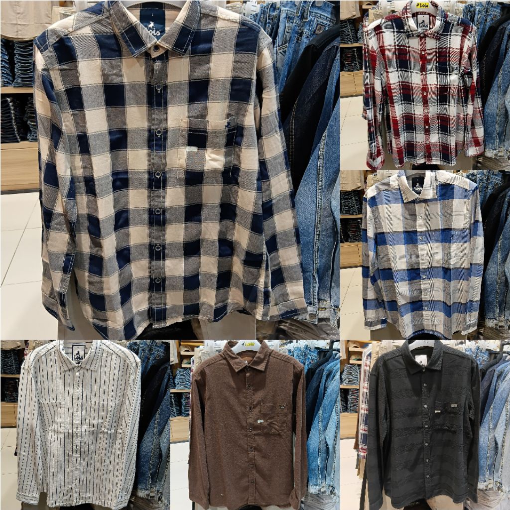 NEW ARRIVAL Kemeja laki-laki dewasa LOIS size M-XL