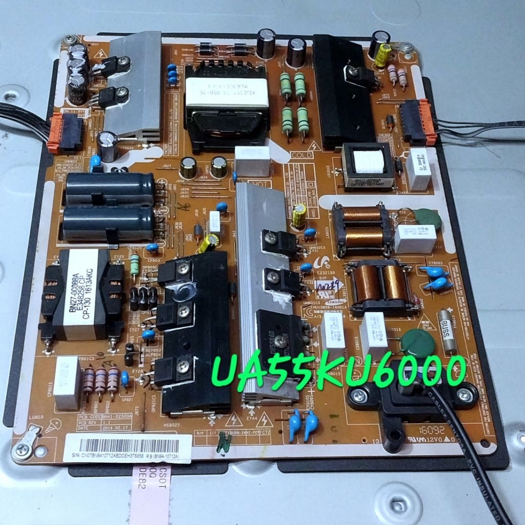 PSU TV LED SAMSUNG UA55KU6000 55KU6000 ORIGINAL REGULATOR POWER SUPPLY