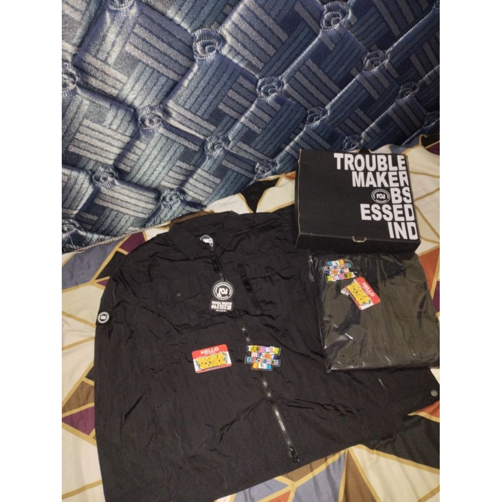 overshirt troublemaker hitam