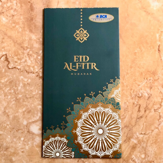 AMPLOP ANGPAO LEBARAN BCA PRIORITAS 2026 IDUL FITRI 1 LEMBAR