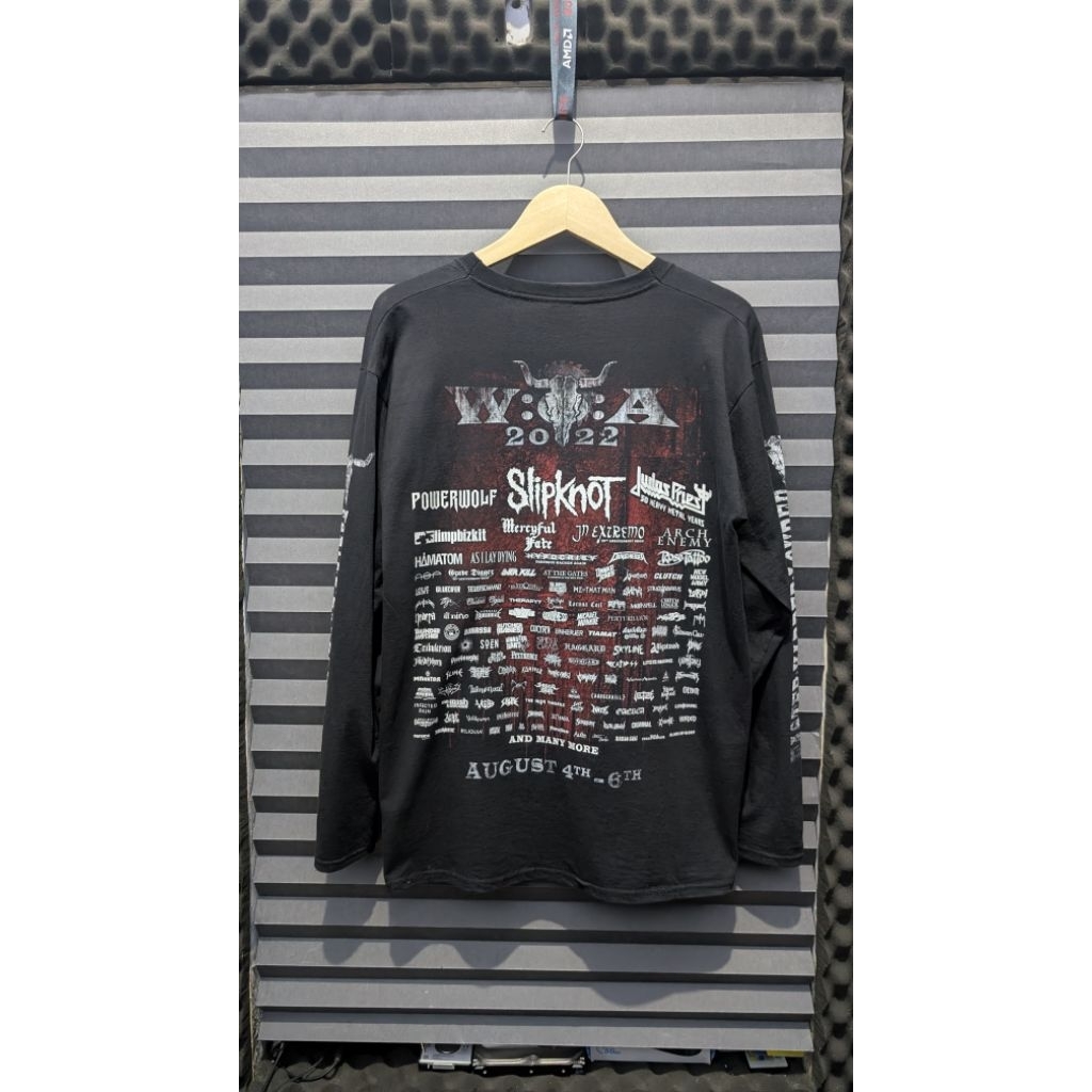 Kaos T Shirt Long Sleeve Wacken open air 2022
