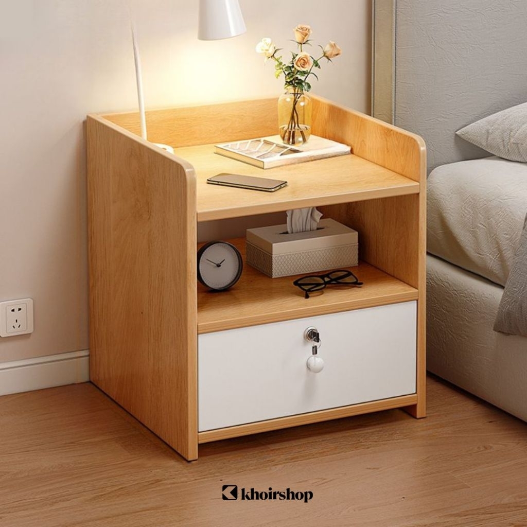 MEJA NAKAS MINIMALIS JATI MEJA SAMPING TEMPAT TIDUR AESTHETIC  MEJA NAKAS KAMAR TIDUR