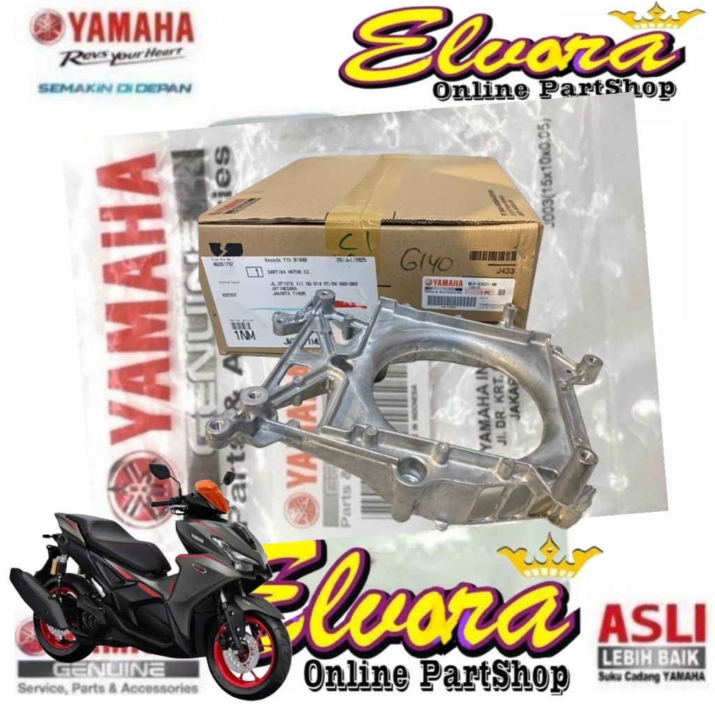 Dudukan Radiator Case Fan Yamaha Aerox Alpha Turbo Original BLS-E2621-00
