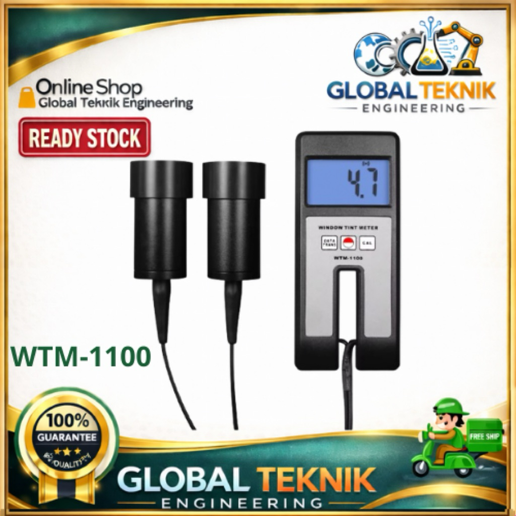 Window Tint Meter WTM1100 Kaca Film Mobil Landtek WTM-1100 Tester Windows Tint Meter Ukur Kaca Film 