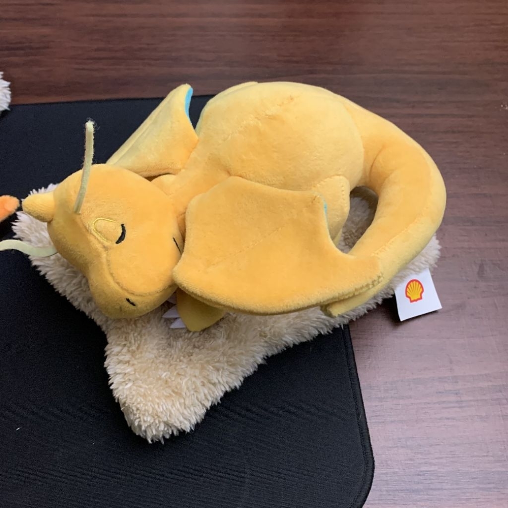 boneka pokemon xshell dragonite