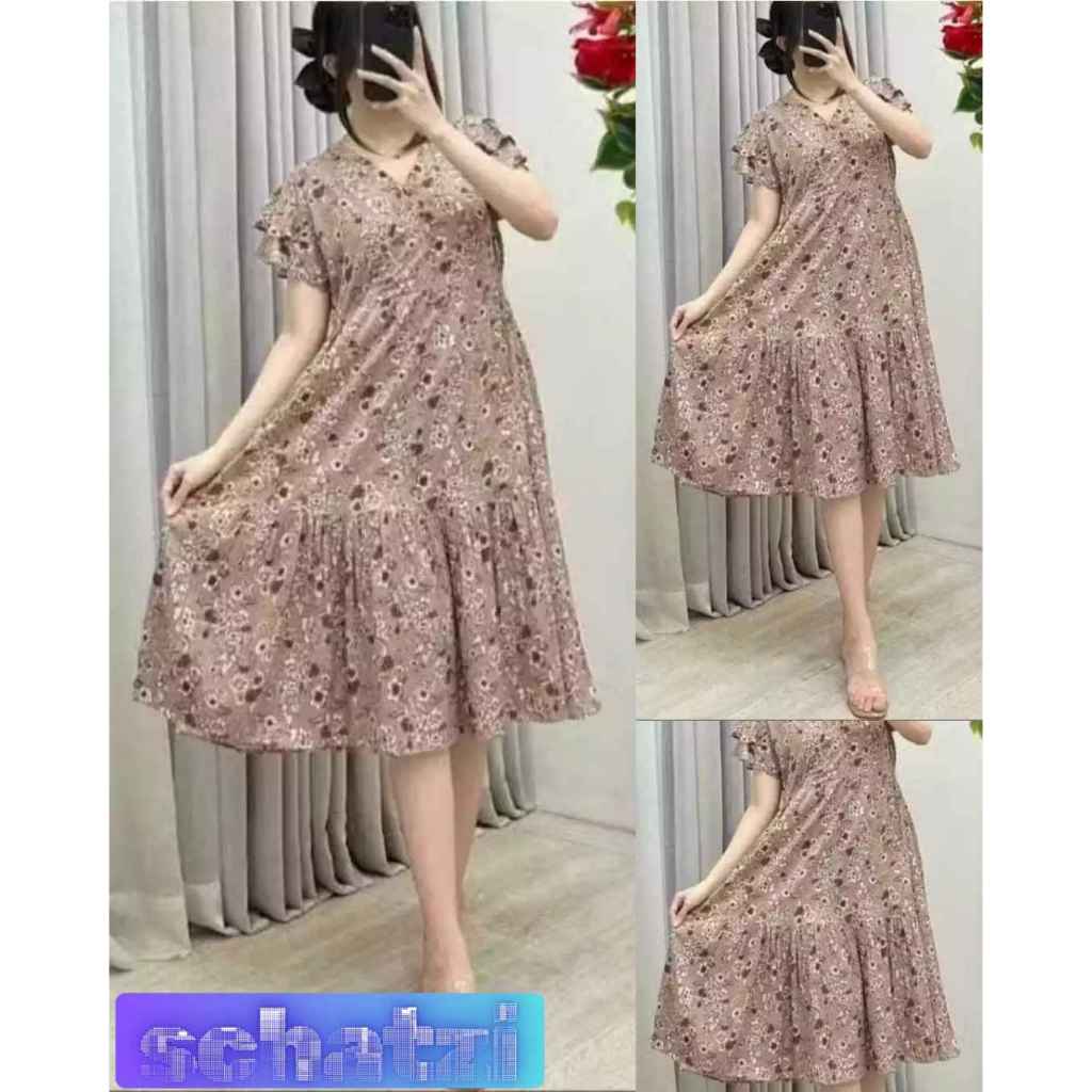 schatzi - Daster Wanita micro poly Grade A Busui  Baju Tidur Daster Kekinian