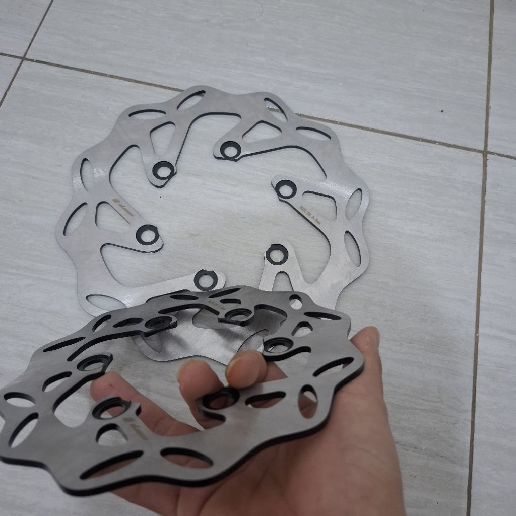 Prorider piringan set depan belakang KLX 150 Dtracker ukuran standar/piringan prorider KLX 150 dtrac