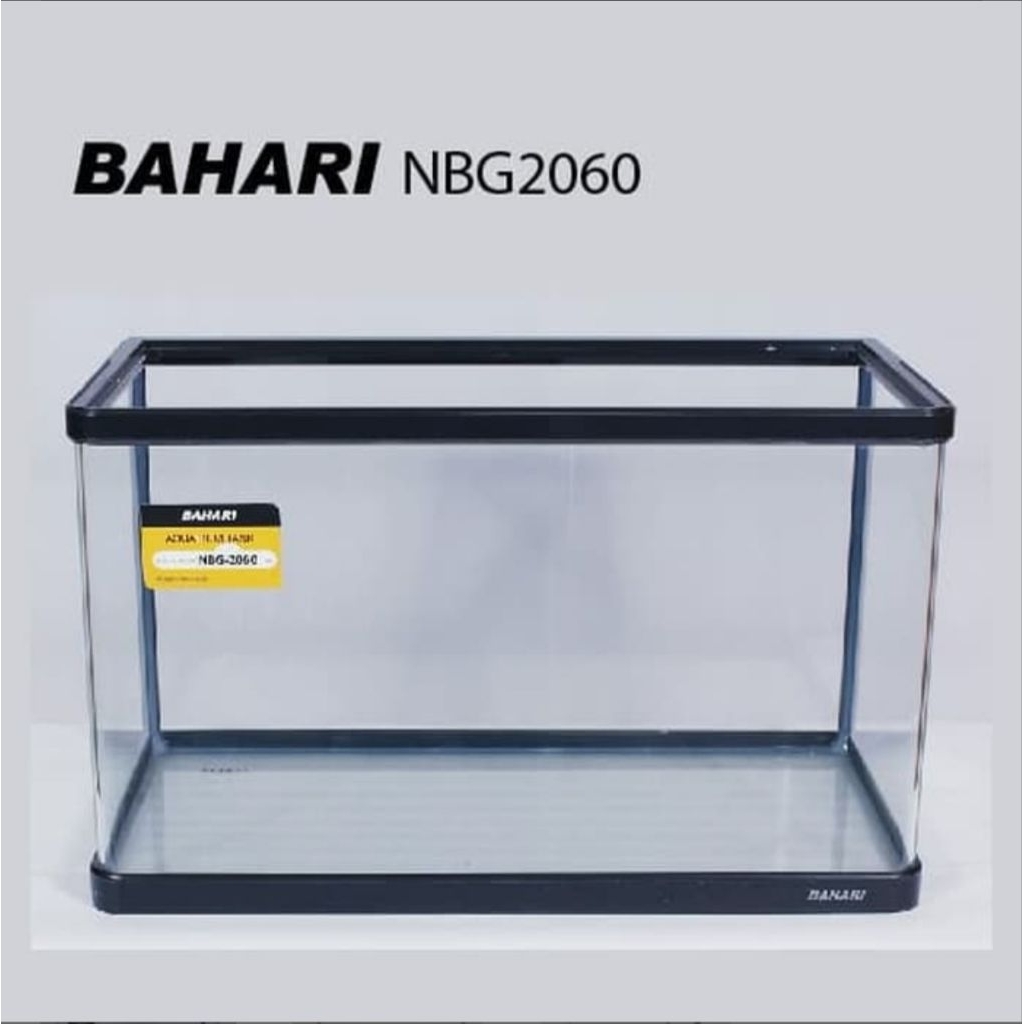 Aquarium Kaca Bending Bahari NBG-2060 Tank Ikan Aquascape Akuarium