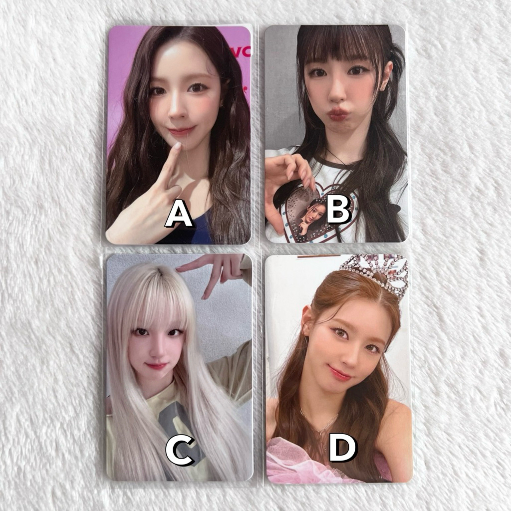 photocard miyeon yuqi idle gidle official