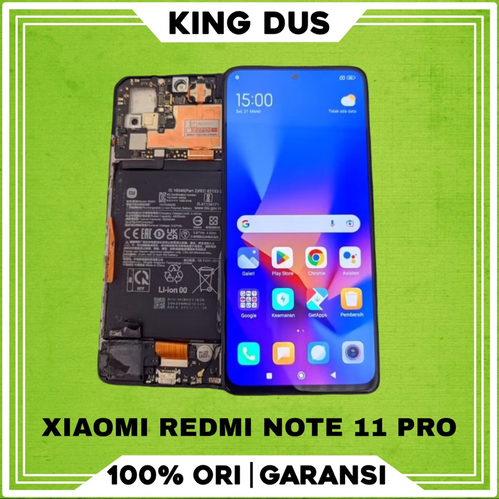 LCD TS TOUCHSCREEN FULLSET FRAME XIAOMI REDMI NOTE 11 PRO 4G / 5G ORIGINAL COPOTAN