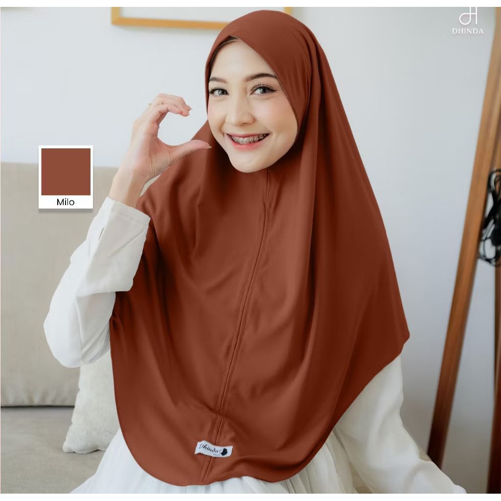 Jilbab Syari Oval Jumbo Non Pad - Nyaman Dipakai, Adem, Ringan
