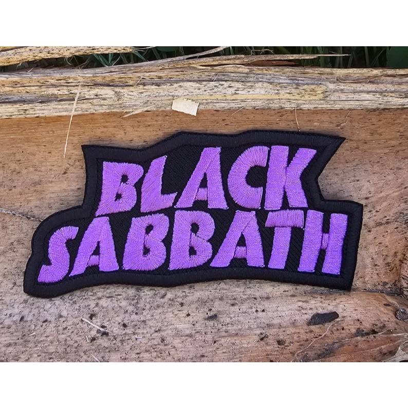 Black sabbath metal band bordir patch, bordir tempel setrika tanpa jahit