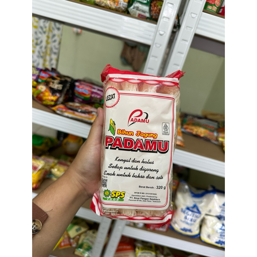 bihun jagung merk padamu isi 4pcs/bihun jagung padamu