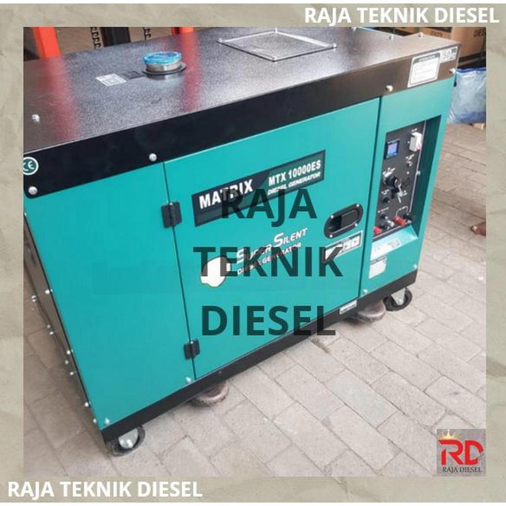 Matrix Generator Silent Diesel 8500 8000 Watt 1 Phase MTX 10000 ES Genset Listrik Silent Solar 8.5 -