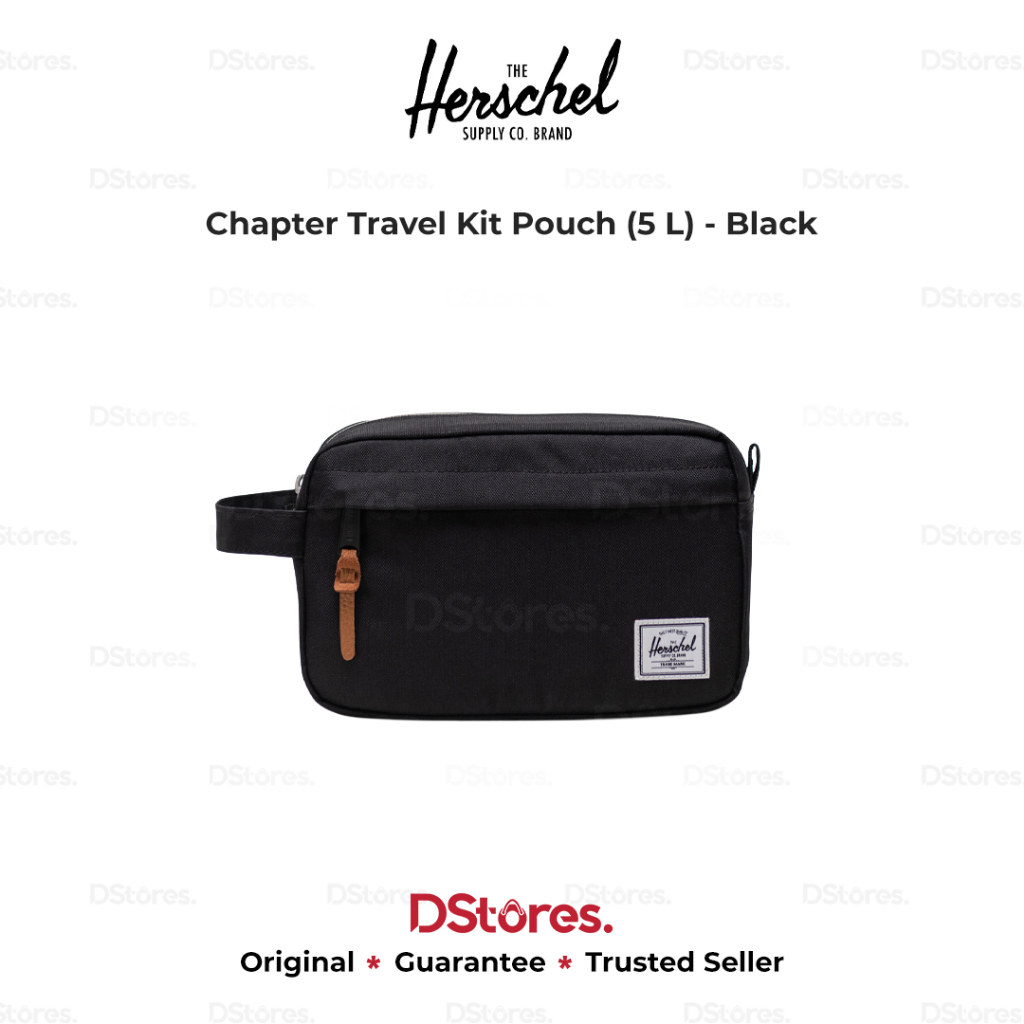 HERSCHEL Chapter Travel Kit Pouch (5 L) - Black