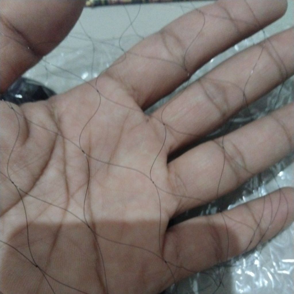 jaring burung kecil jaring hitam lubang 2 inch / 2 jari senar 0.12 jaring burung jaring sawah