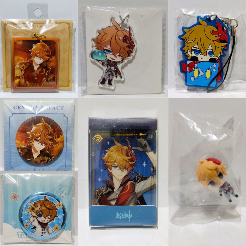 Genshin Impact Merchandise Collection Acrylic Keychain / Can Badge / Mini Figure - Childe