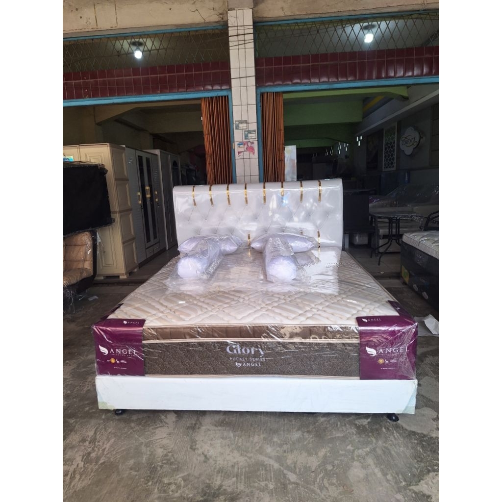 springbed spring bed Angel - Glory 180x200 160x200 120x200 per pocket garansi 10 tahun