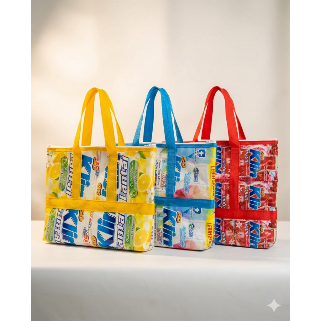 Tas Totebag Upcycle dari Plastik Sabun Bekas