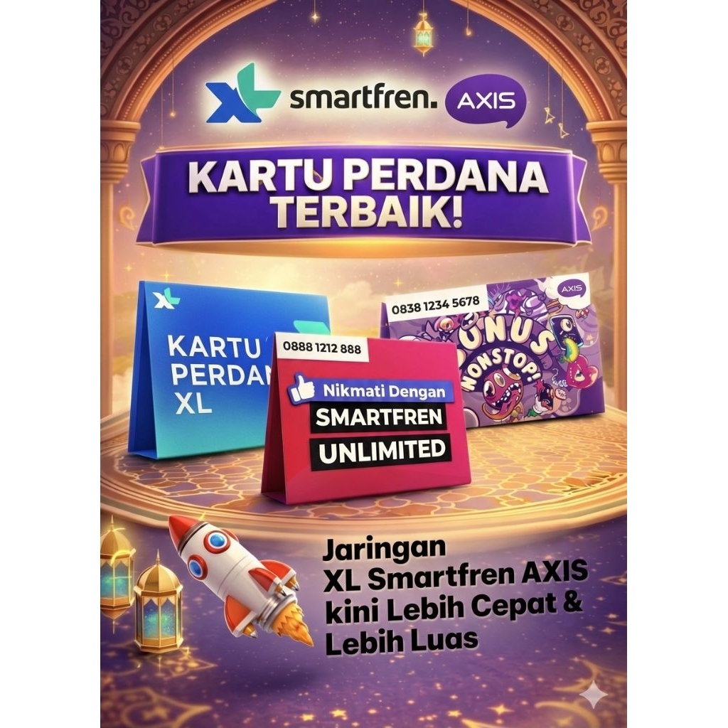 Kartu perdana paket data  XL 3gb AXIS 3GB SMART 3GB nasional exp 1 tahun