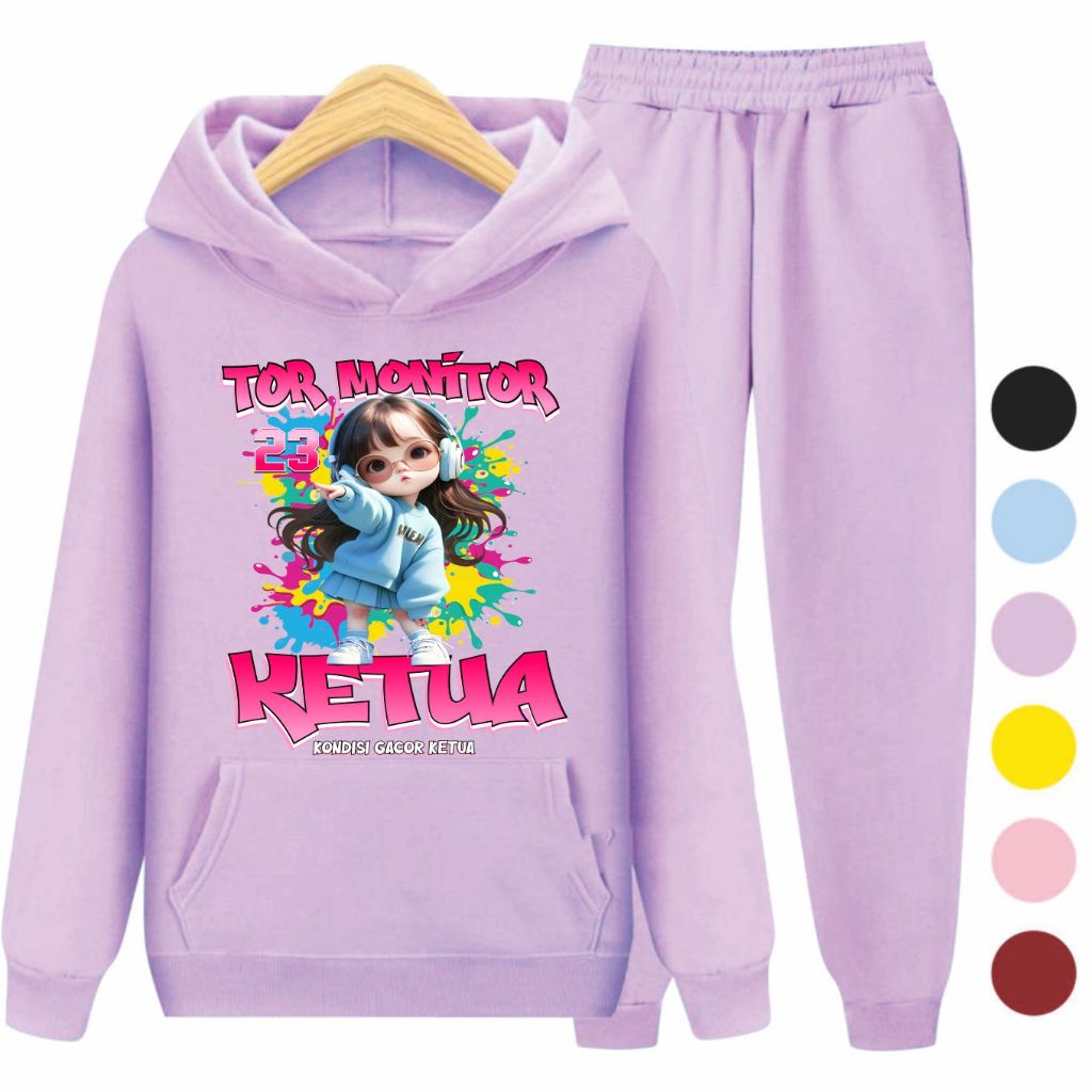 Sweater Hoodie anak setelan / sweater hoodie anak dan remaja  sweater hoodie anak set / jaket abg ho