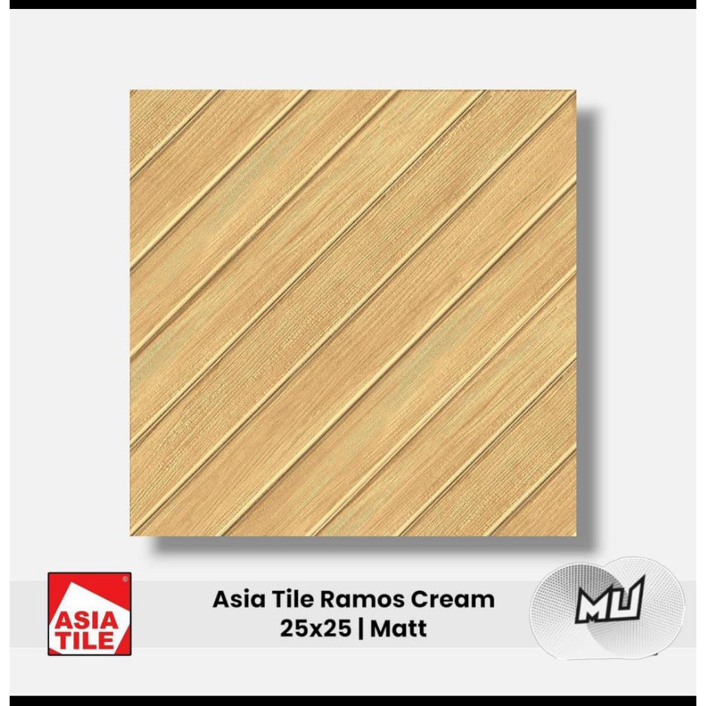 Keramik asia tile 25x25 Ramos cream matte