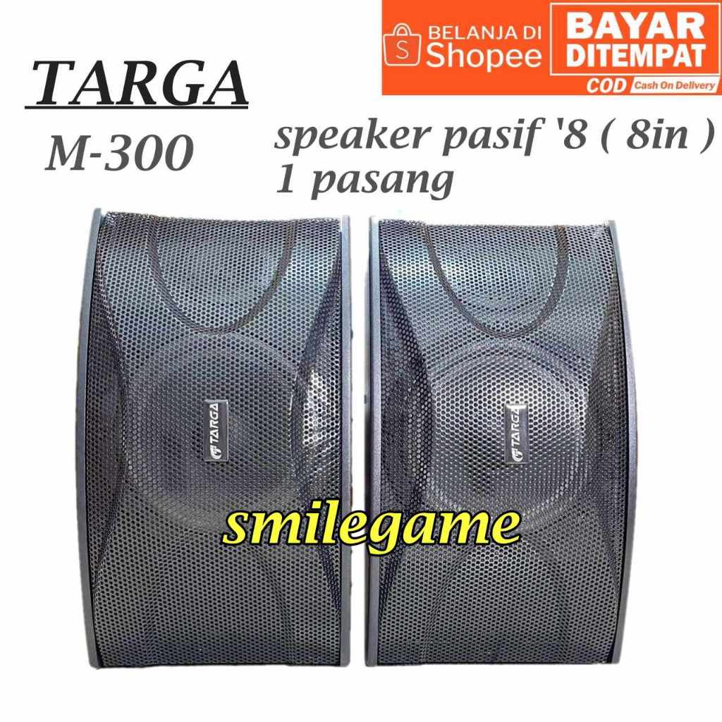 Speaker Passive Targa M300 targa m 300 8inch 1 pasang
