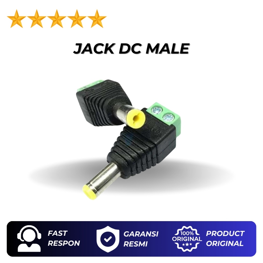 DC JACK DC MALE COWO BAUT SEKRUP LISTRIK 12V PSU / POWER SUPPLY - PER PCS
