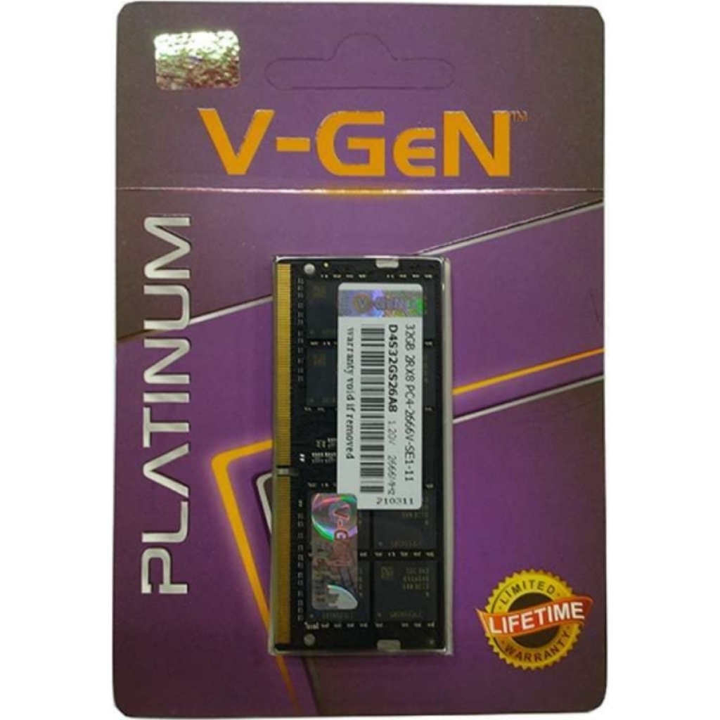 Ram Vgen Platinum ddr4 Sodim 4 gb 2666mhz second