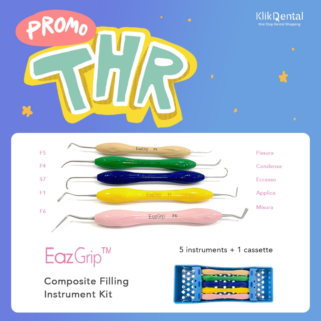 KLIK DENTAL EazGrip Composite Filling Instrument Kit