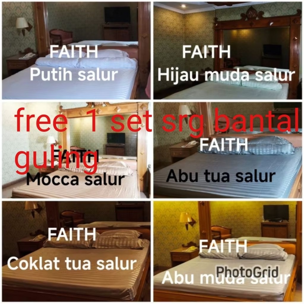 SPREI HOTEL   WARNA / PUTIH