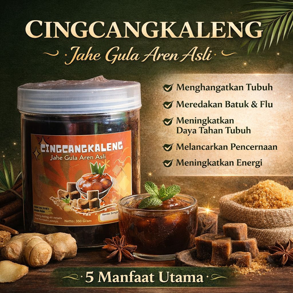 SPESIAL RAMADHAN Manisan Cangkaleng Jehe Gula Aren Silegit Alami 600gram