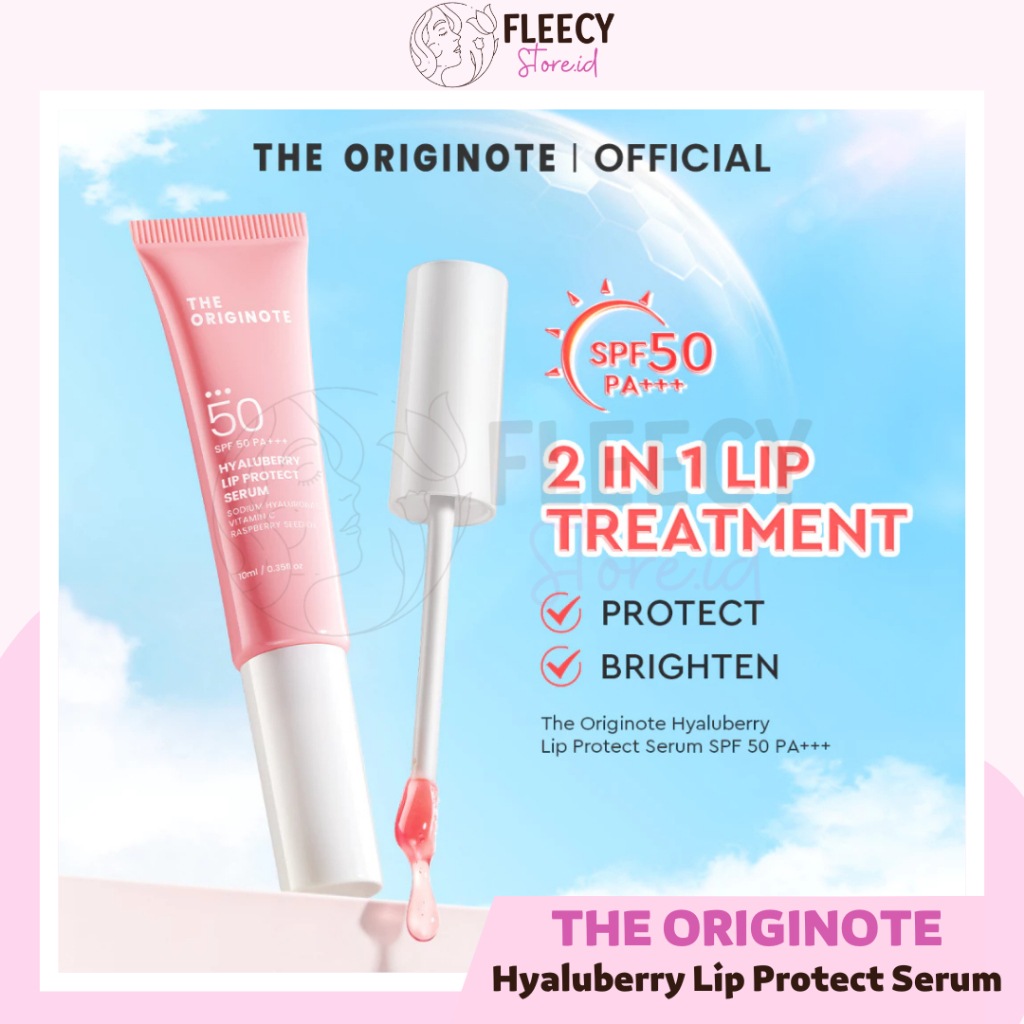 THE ORIGINOTE Hyaluberry Lip Protect Serum SPF 50 PA+++ - Lip Treatment Mencerahkan & Melindungi Bib