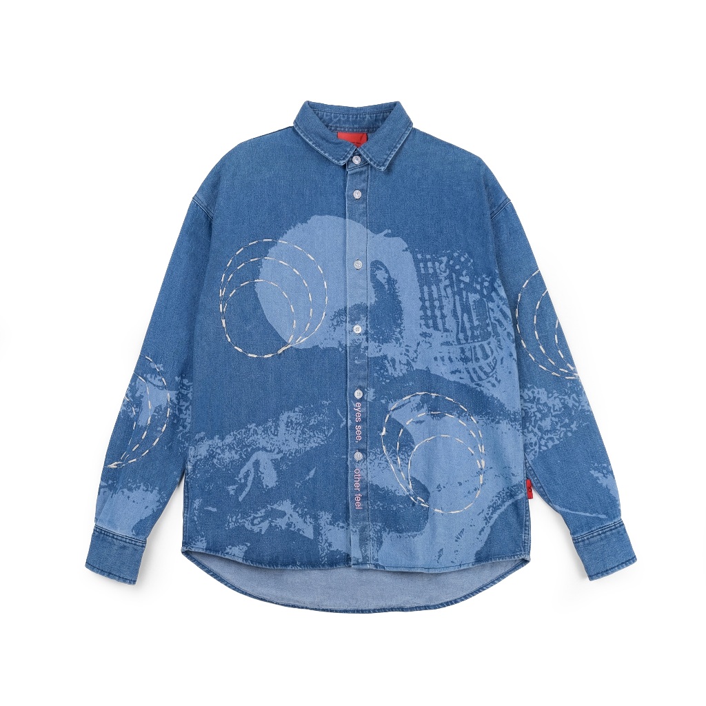 Amigos de Nimes - Arise Laser Embro - Kemeja Wash Denim