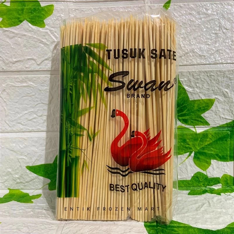 Tusuk Cilok SWAN 15cm / Tusukan Sosis Cimol Taichan / Tusuk Sate Bambu/Tusuk Sate Kambing/ Tusuk Sat