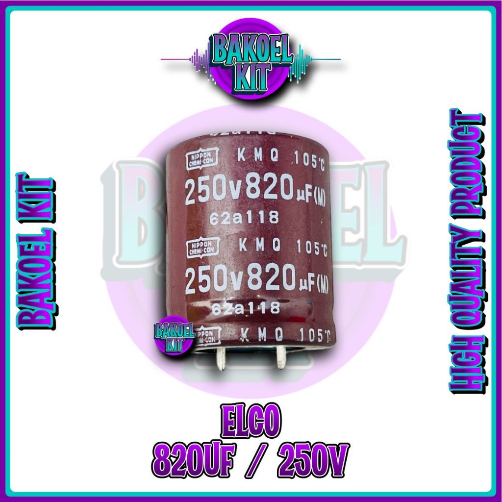 Elco 820UF / 250V ups
